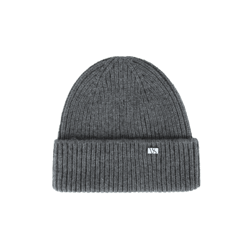 Oslo Beanie Cashmere Wool Rime Grey 