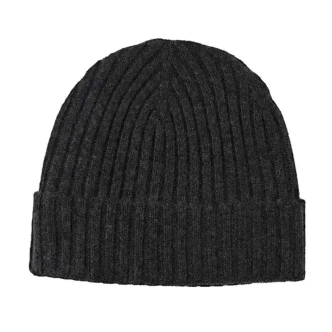 Hovedbilde Cashmere Rib Beanie Knitted ...