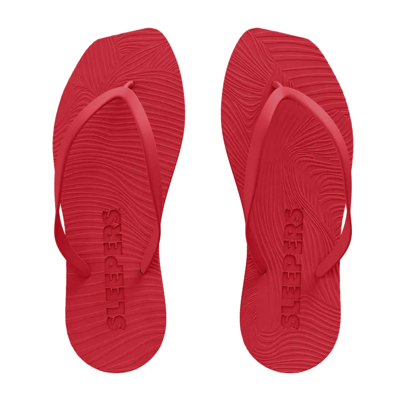 TAPERED Flip Flop Red