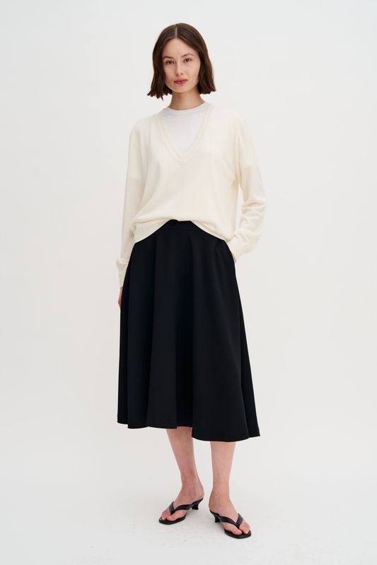 Flared Skirt Black 