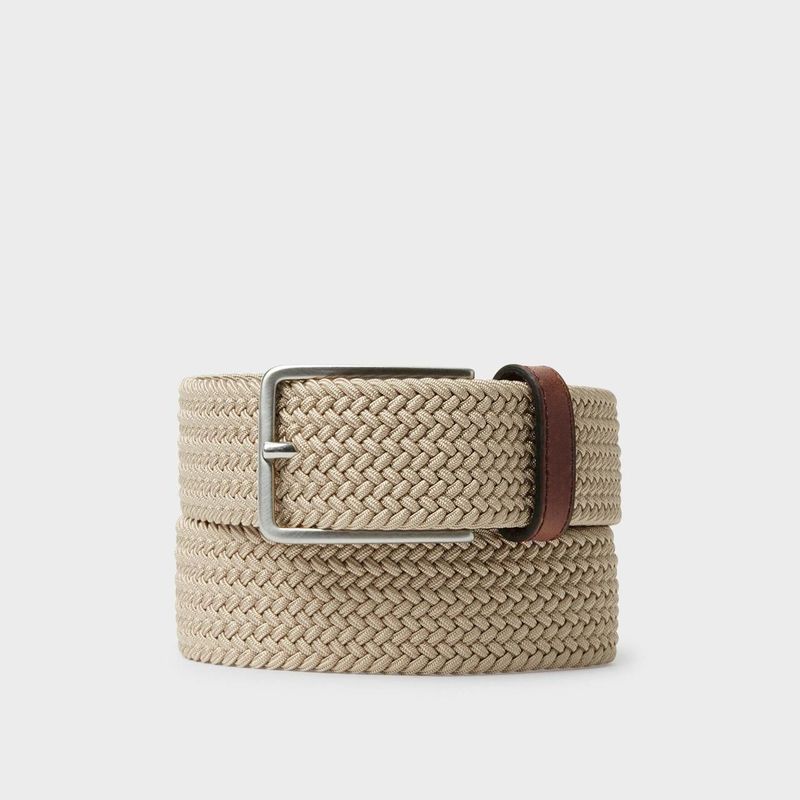 MARSTRAND Braided belt Beige