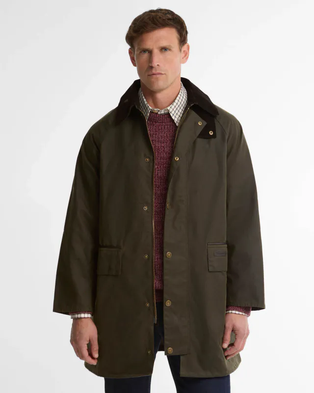 Country Waxed Mac Olive 