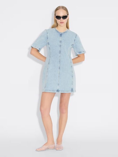 Hovedbilde Short Denim Dress Blue Washed