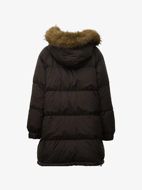 Anfora Quilted Coat Brown 