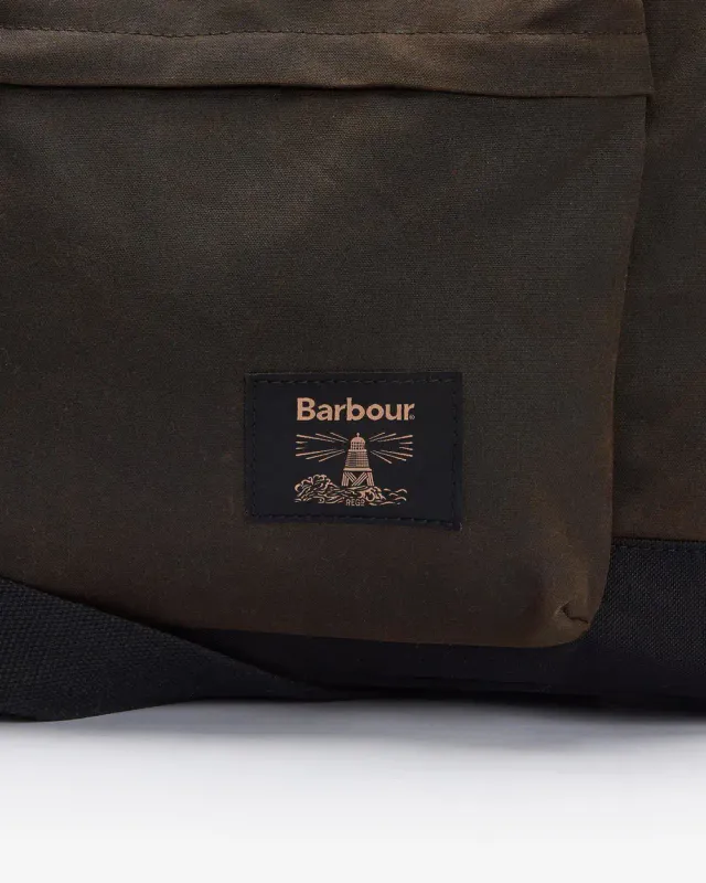 Field Waxed Holdall Sage 