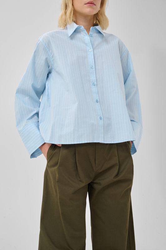 Bella Boxy Shirt Angell Fall Stripe