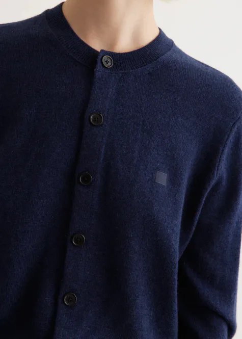 Hovedbilde CREW Neck Cardigan Navy ...