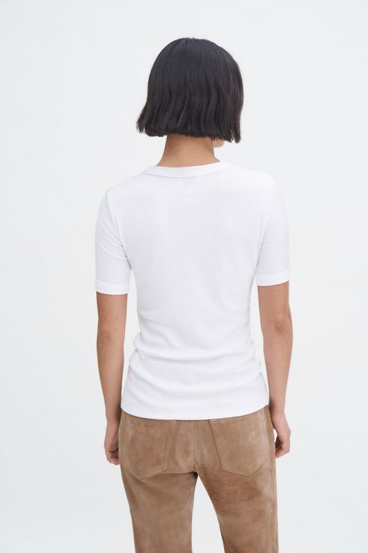 SOFT RIB TEE White