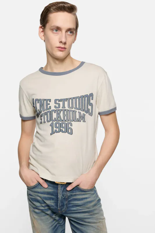 GRAPHIC Tshirt Off White Grey Blue