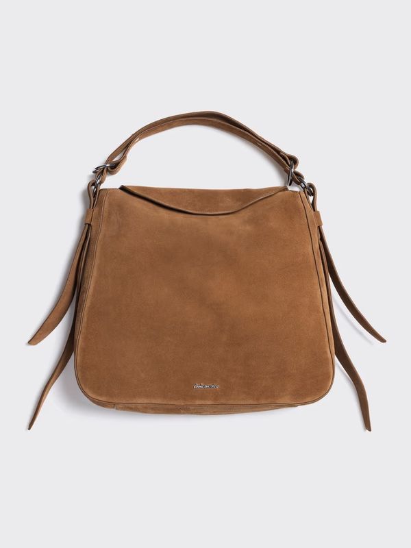 Bud Slouchy Suede Tote Bag Camel