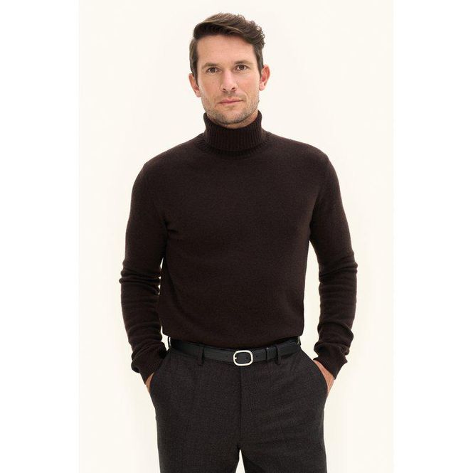 Hovedbilde SALIM Rollneck Brown Flannel 