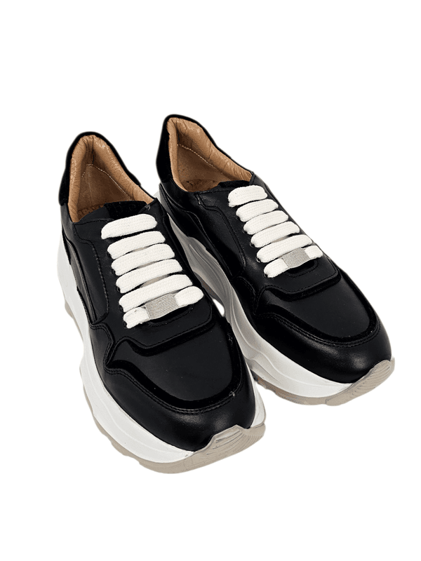 Sneakers Vitello Nero 