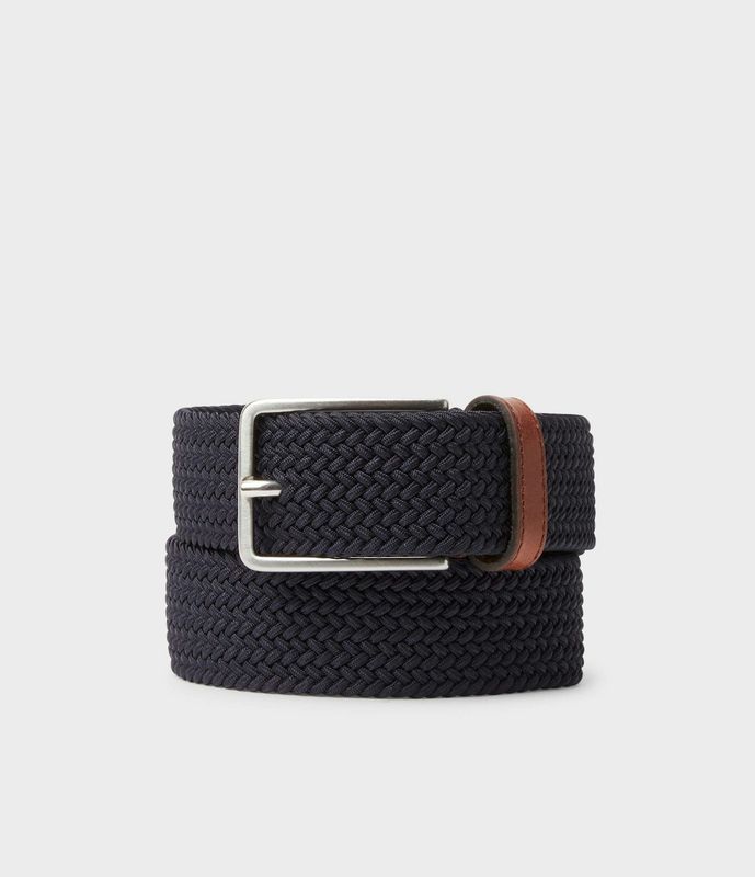 MARSTRAND Braided Belt Navy