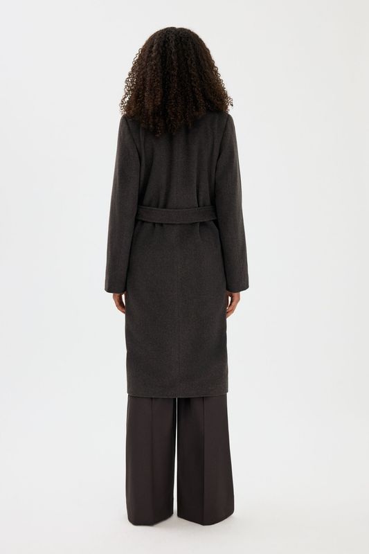 Thea Coat Dark Chocolate