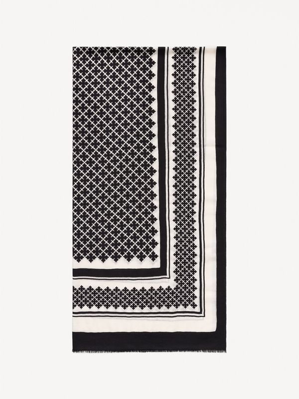 JULEE Wool Scarf Black