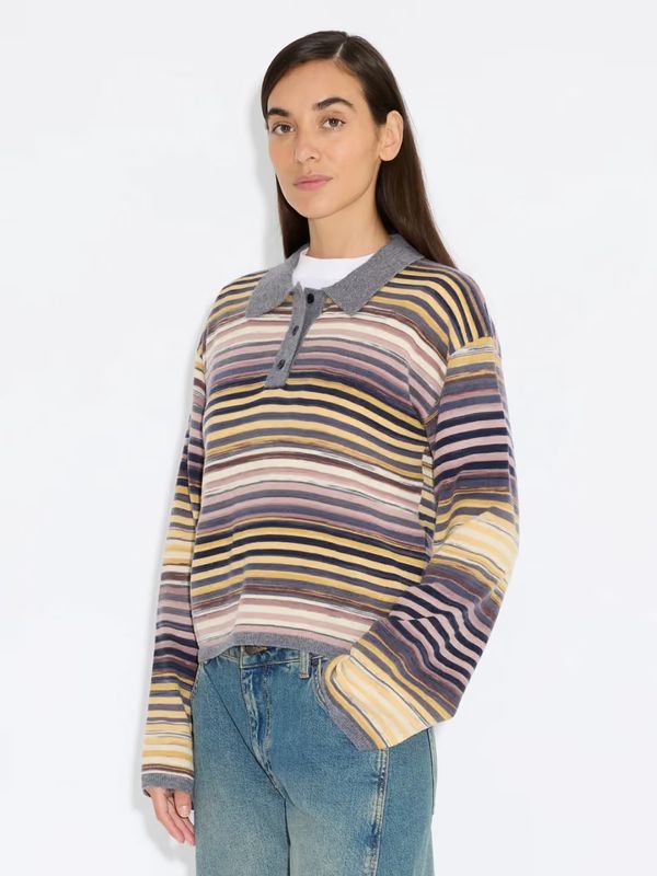 Luna Space Yarn Polo Multicolor 