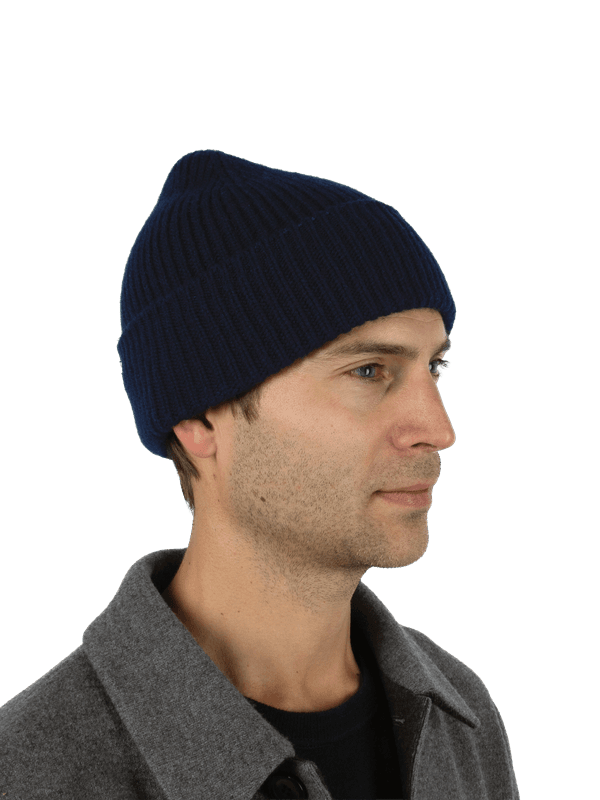 Oslo Beanie Cashmere Wool Dusk Navy 